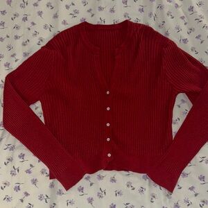 Women's Red Sweater